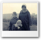 Jarek age 7 with Mom and Renata